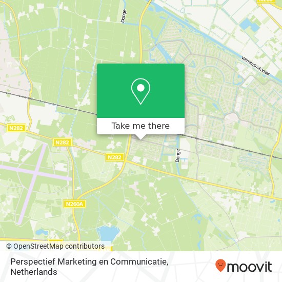 Perspectief Marketing en Communicatie, Koolhovenlaan 102 kaart