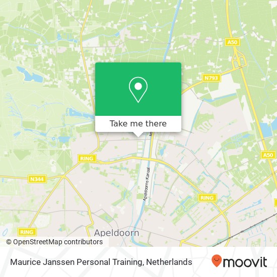 Maurice Janssen Personal Training, Anklaarseweg 95A kaart