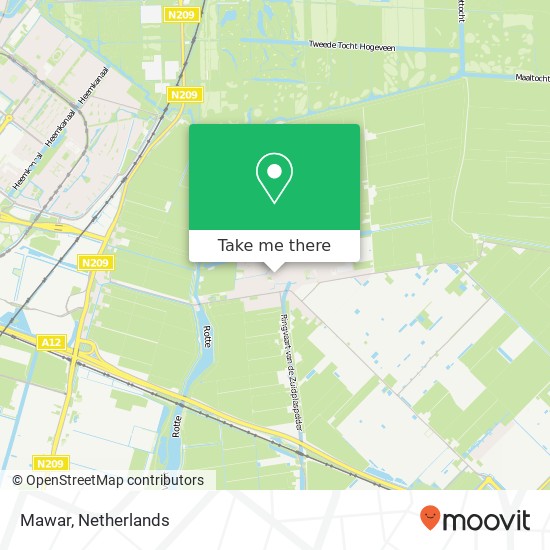 Mawar, Dorpsstraat 2C kaart