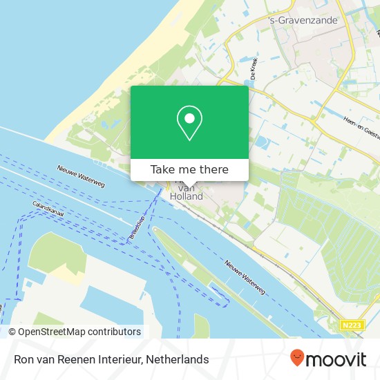 Ron van Reenen Interieur, Schoolstraat 30A kaart