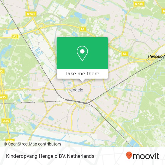 Kinderopvang Hengelo BV, Oldenzaalsestraat 61 kaart