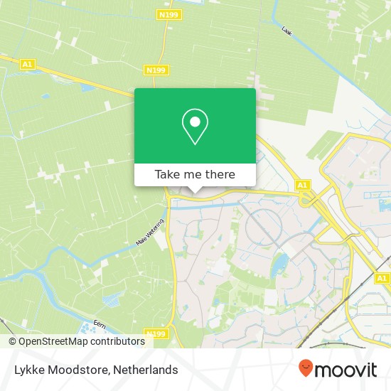 Lykke Moodstore, Groninger Kroongaarde 14 kaart