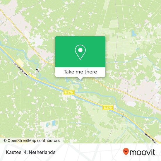 Kasteel 4, 5473 VA Heeswijk-Dinther kaart