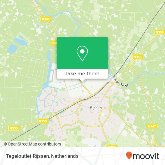 Tegeloutlet Rijssen, Morsweg 24B kaart