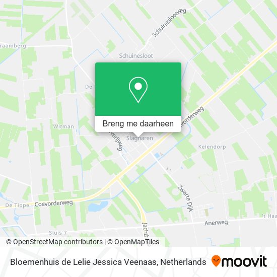 Bloemenhuis de Lelie Jessica Veenaas kaart