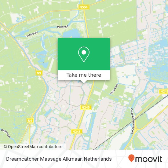 Dreamcatcher Massage Alkmaar, Rigolettostraat 21 kaart