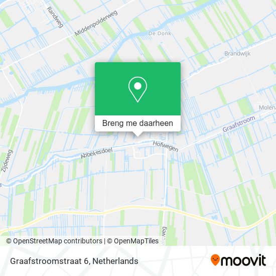 Graafstroomstraat 6 kaart