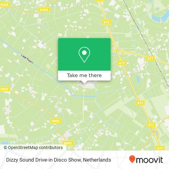 Dizzy Sound Drive-in Disco Show kaart