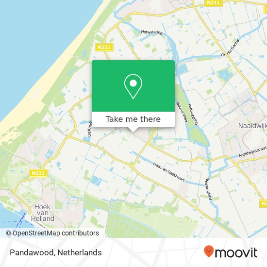 Pandawood, Naaldwijkseweg 126 kaart