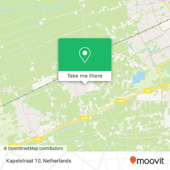 Kapelstraat 10, 5386 BS Geffen kaart