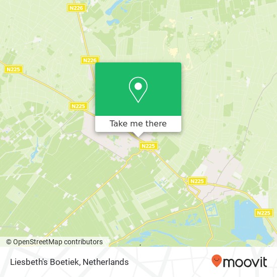 Liesbeth's Boetiek, Rijksstraatweg 70 kaart