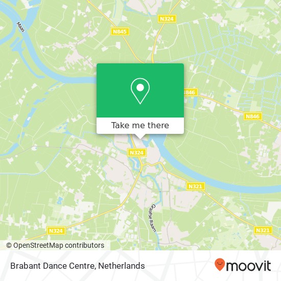 Brabant Dance Centre, Koninginnedijk 252 kaart