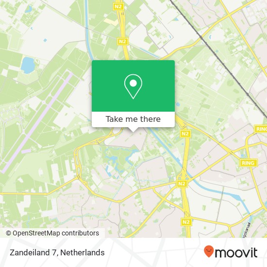 Zandeiland 7, 5658 AK Eindhoven kaart