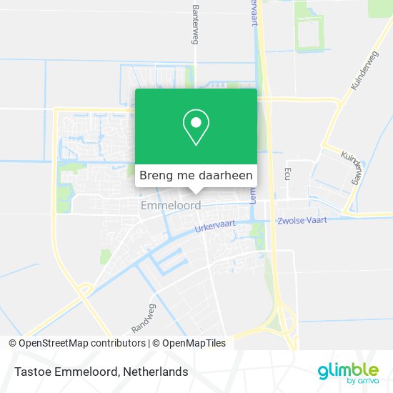 Tastoe Emmeloord kaart