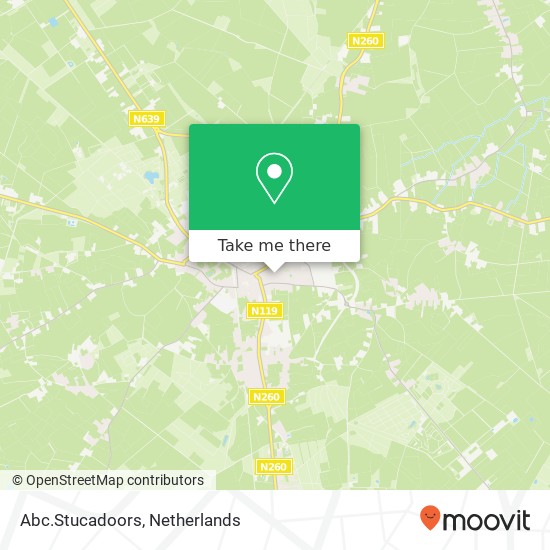 Abc.Stucadoors, Klokkenstraat 8 2387 Baarle-Hertog kaart