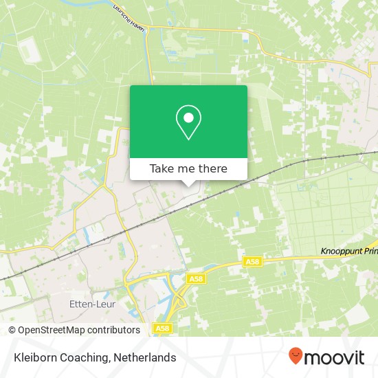 Kleiborn Coaching, Leerlooierstraat 10F kaart