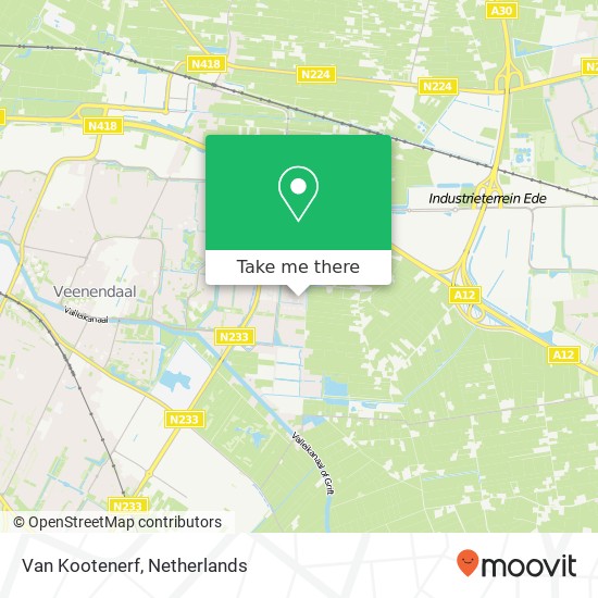 Van Kootenerf, 3907 MN Veenendaal kaart