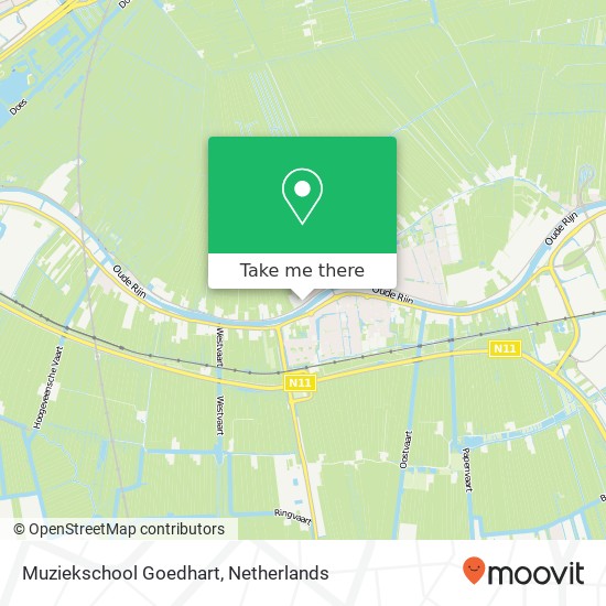 Muziekschool Goedhart, Dorpsstraat 5 kaart