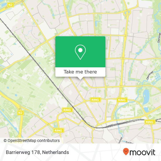 Barrierweg 178, 5622 CP Eindhoven kaart