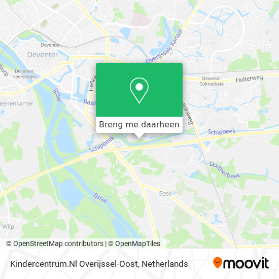 Kindercentrum.Nl Overijssel-Oost kaart