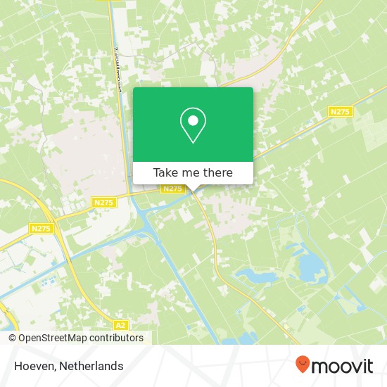 Hoeven, 6031 Nederweert kaart