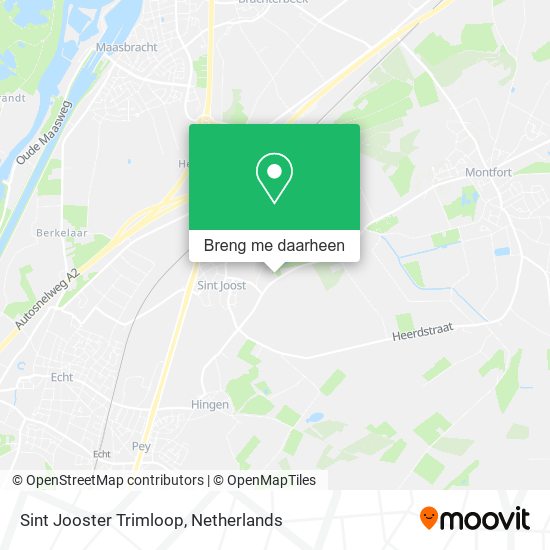 Sint Jooster Trimloop kaart
