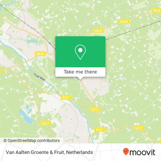 Van Aalten Groente & Fruit, Ulftseweg 6 kaart