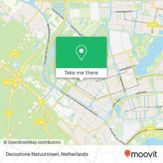 Decostone Natuursteen, Sandinostraat 23 kaart