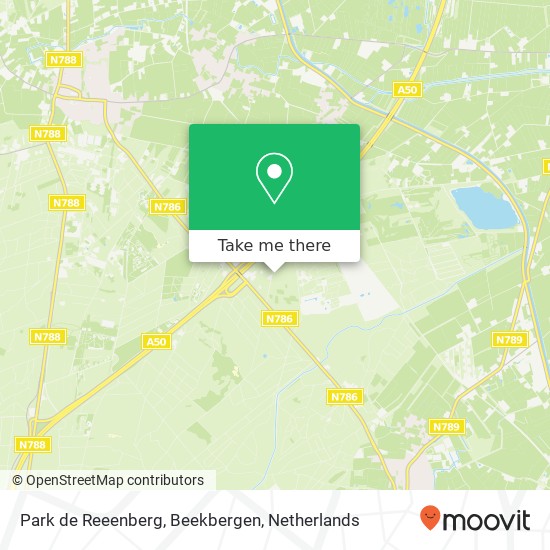 Park de Reeenberg, Beekbergen, Reeënbergweg 18 kaart