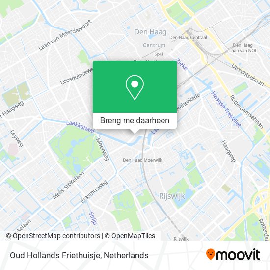 Oud Hollands Friethuisje kaart