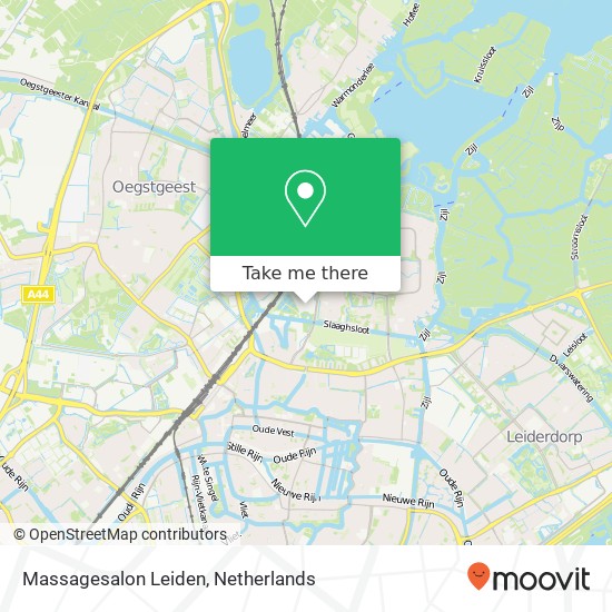 Massagesalon Leiden, Flevoweg 35C kaart