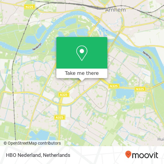 HBO Nederland, Kroonpark 2 kaart