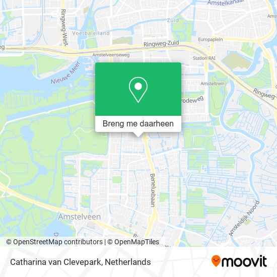 Catharina van Clevepark kaart