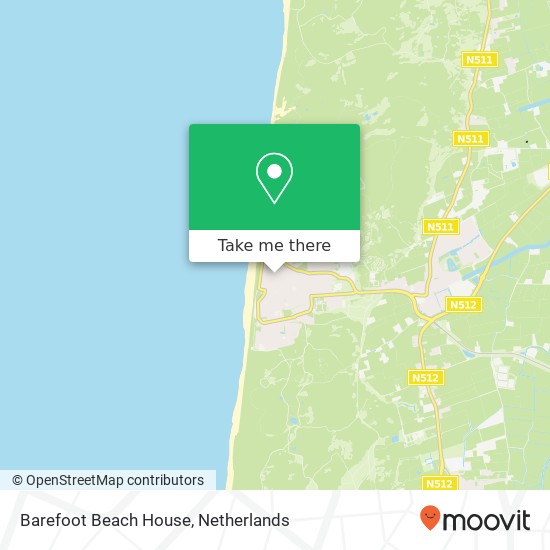 Barefoot Beach House kaart