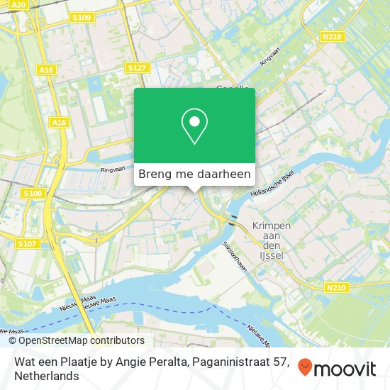 Wat een Plaatje by Angie Peralta, Paganinistraat 57 kaart