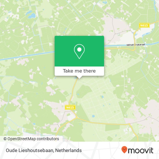 Oude Lieshoutsebaan, 5737 Lieshout kaart