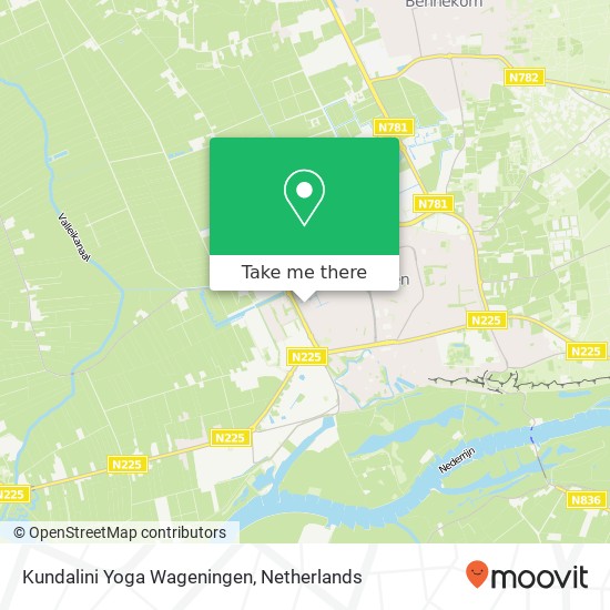 Kundalini Yoga Wageningen, Haagsteeg 4 kaart