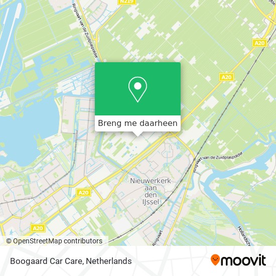 Boogaard Car Care kaart