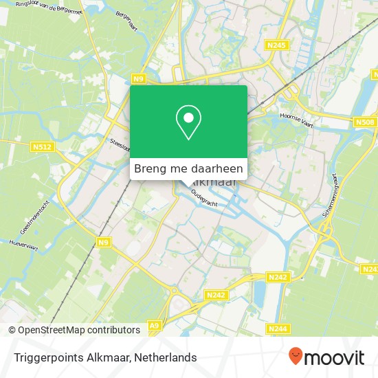 Triggerpoints Alkmaar kaart
