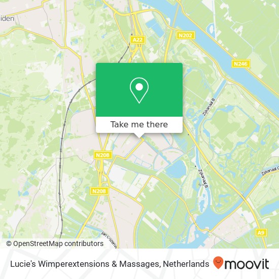 Lucie's Wimperextensions & Massages, Grote Boterbloem 3 kaart