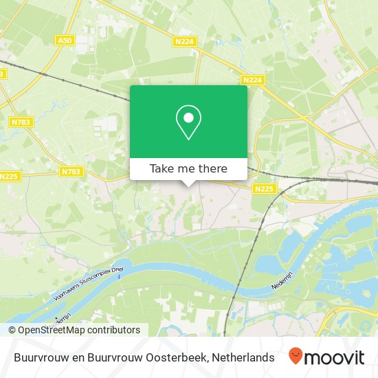 Buurvrouw en Buurvrouw Oosterbeek, Weverstraat 57 kaart