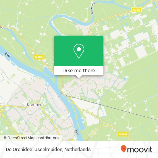 De Orchidee IJsselmuiden, Hogehuisstraat 21 kaart