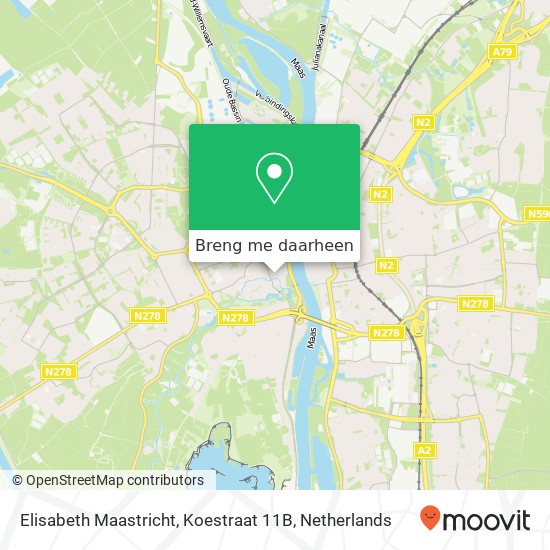 Elisabeth Maastricht, Koestraat 11B kaart