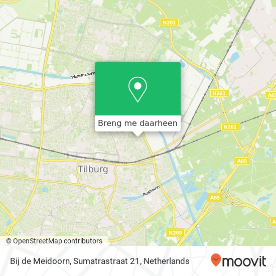 Bij de Meidoorn, Sumatrastraat 21 kaart