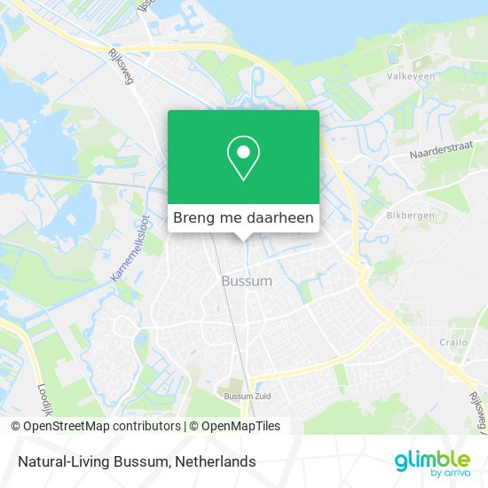 Natural-Living Bussum kaart