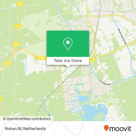 Roken.Nl, Waanderweg 132 kaart