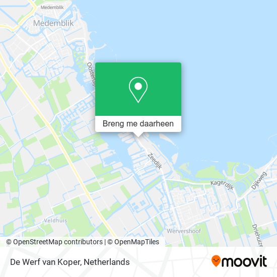 De Werf van Koper kaart