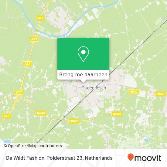 De Wildt Fashion, Polderstraat 23 kaart