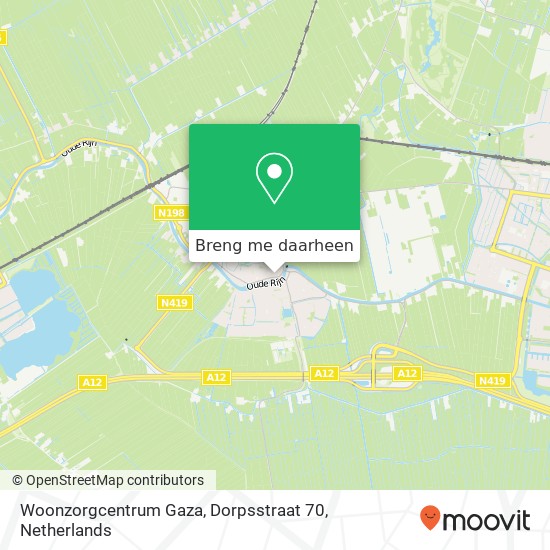 Woonzorgcentrum Gaza, Dorpsstraat 70 kaart