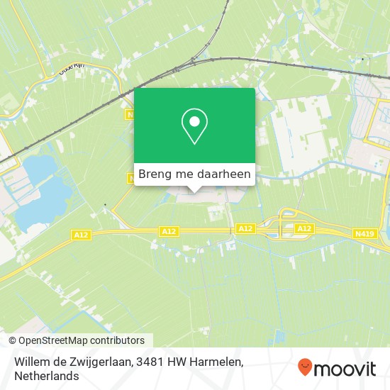 Willem de Zwijgerlaan, 3481 HW Harmelen kaart